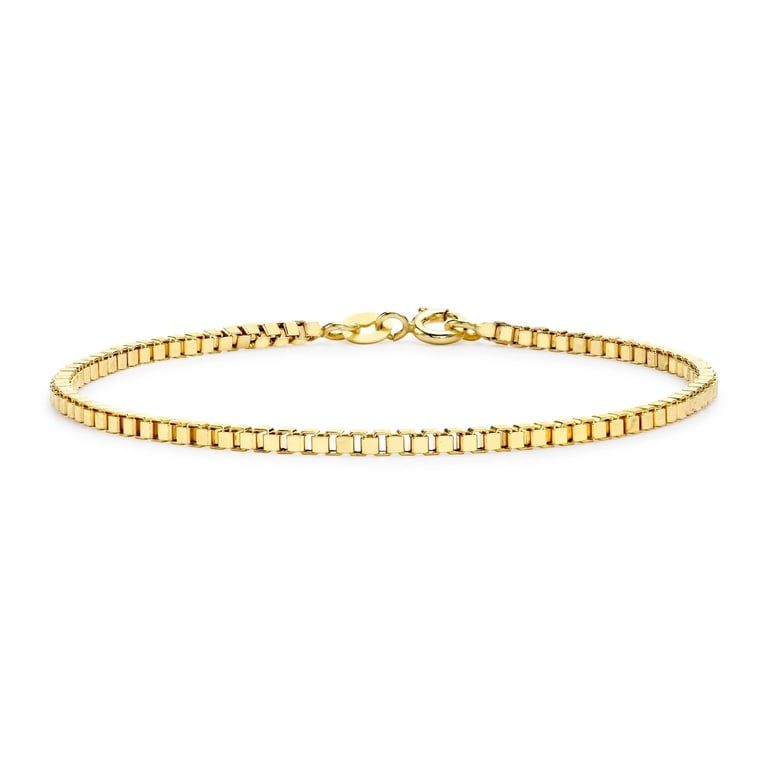 Armband 9K Guld - Venezialänk 19 cm