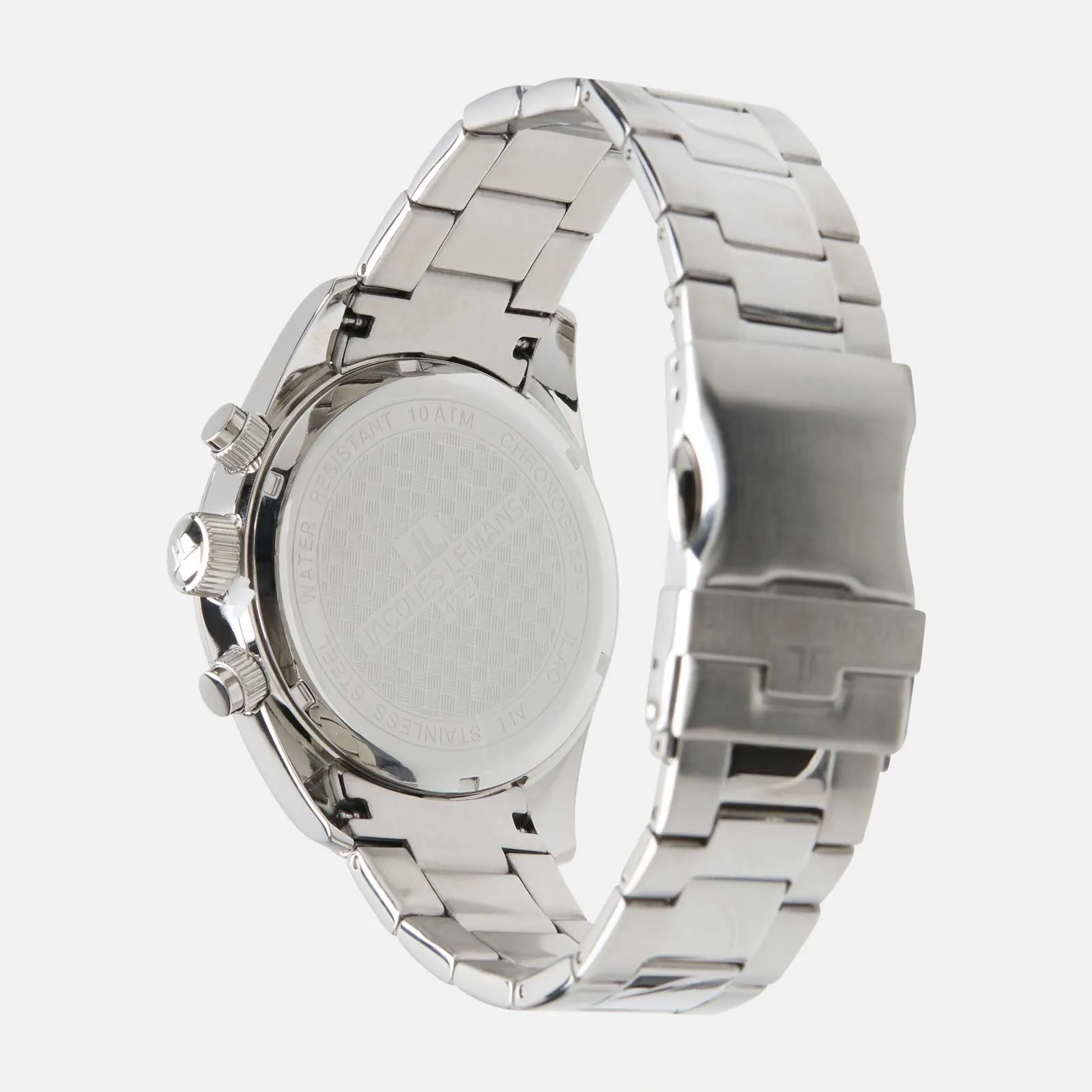 Jacques Lemans Sport - set herrklocka stål/svart, 42mm 6