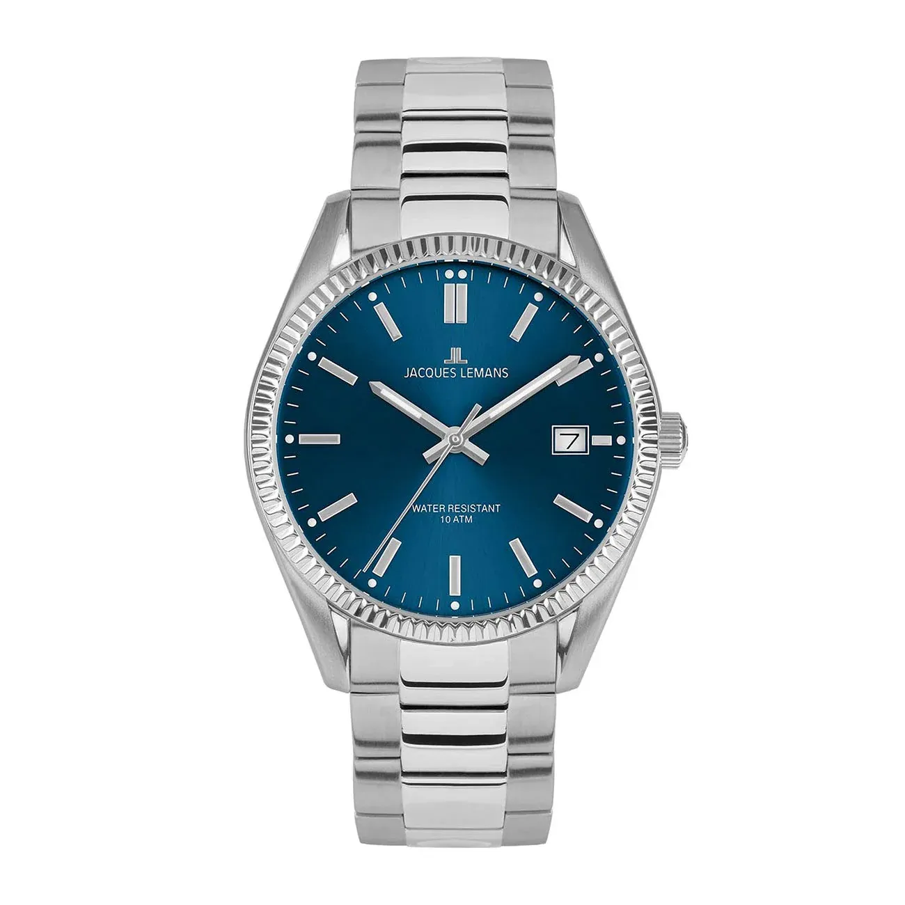 Jacques Lemans Derby - herrklocka, blå/stål, 40 mm