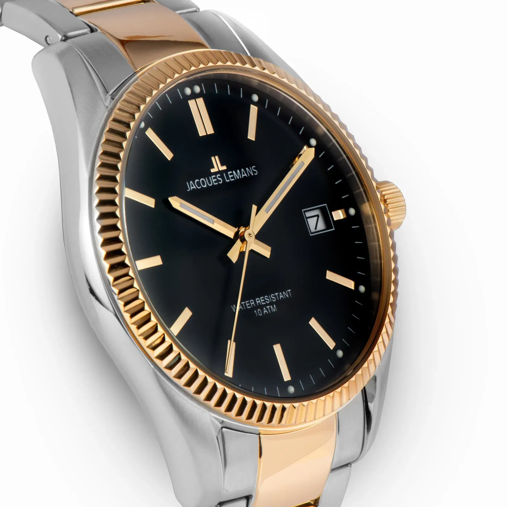 Jacques Lemans Derby - herrklocka, svart/bicolor, 40 mm 3