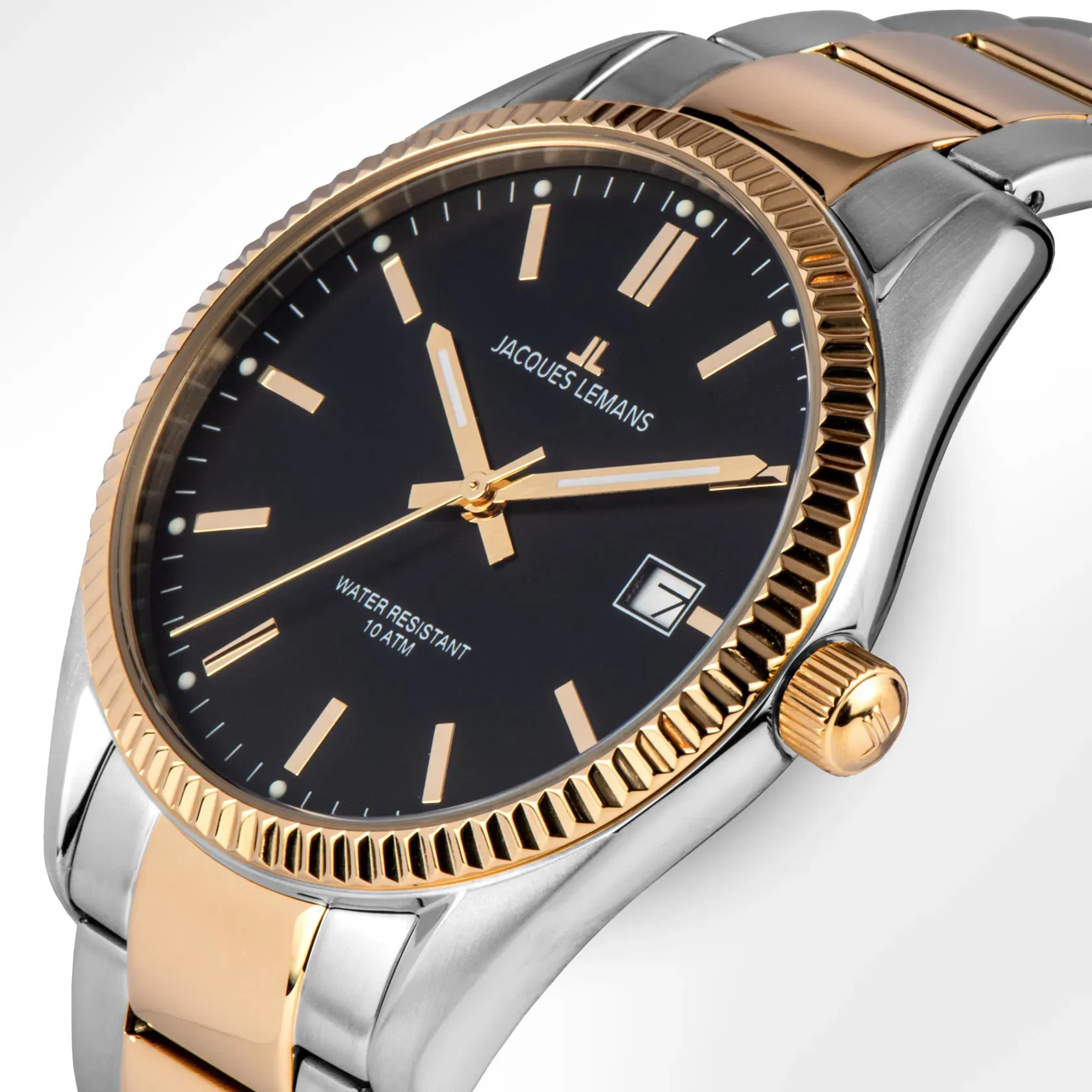 Jacques Lemans Derby - herrklocka, svart/bicolor, 40 mm 4