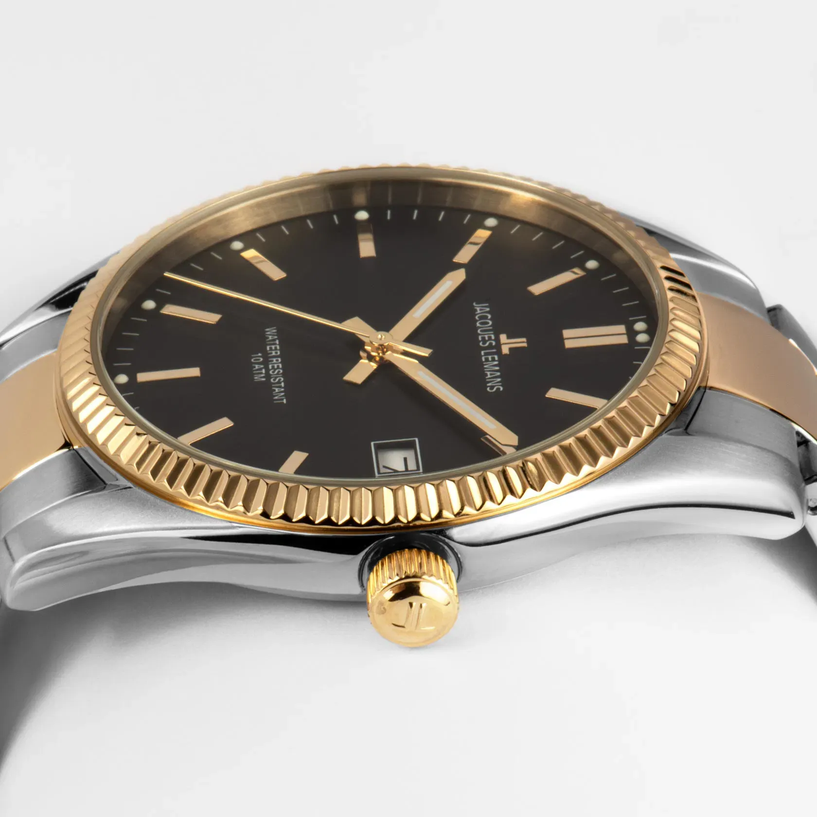 Jacques Lemans Derby - herrklocka, svart/bicolor, 40 mm 5