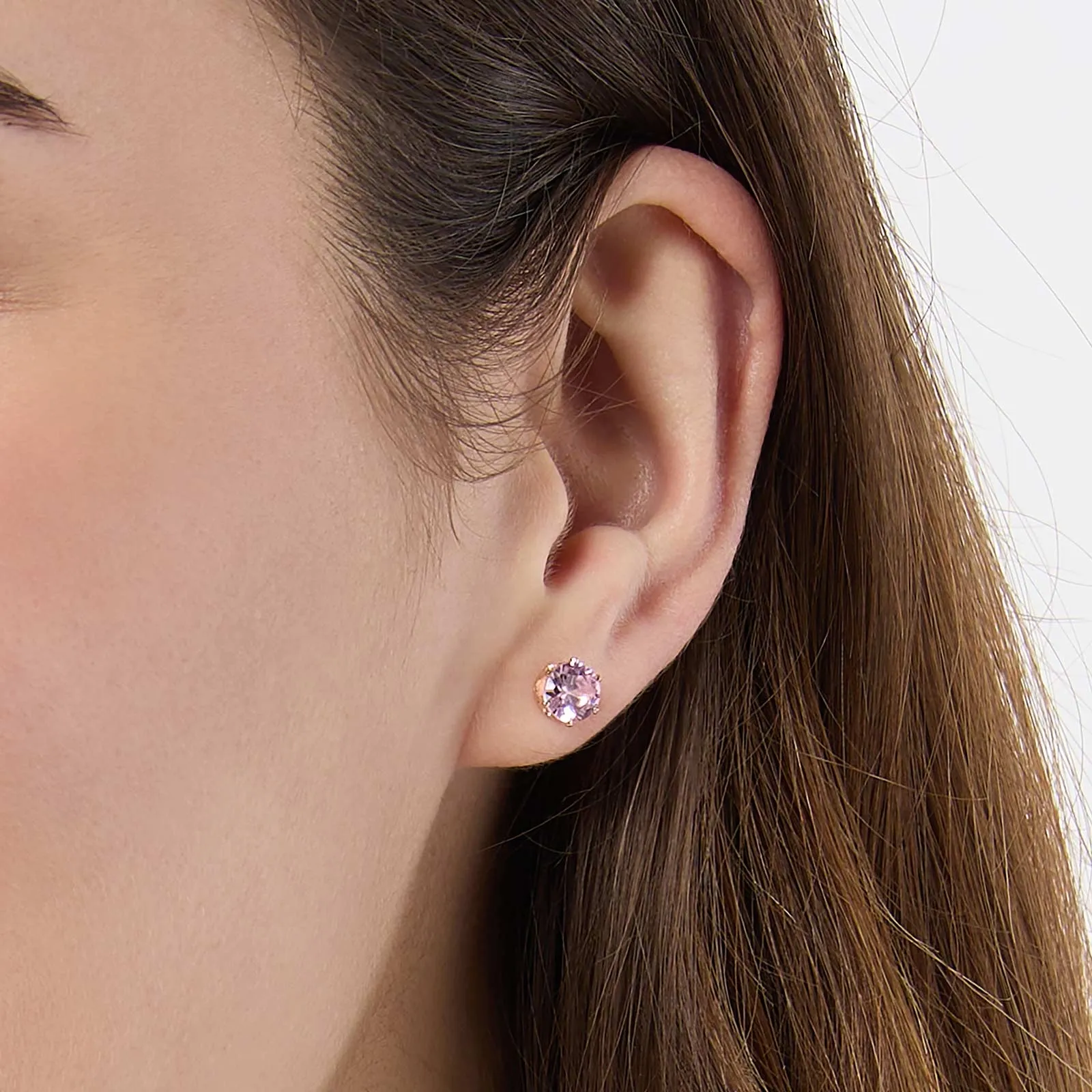 3-pack örhängen - studs med stenar 2