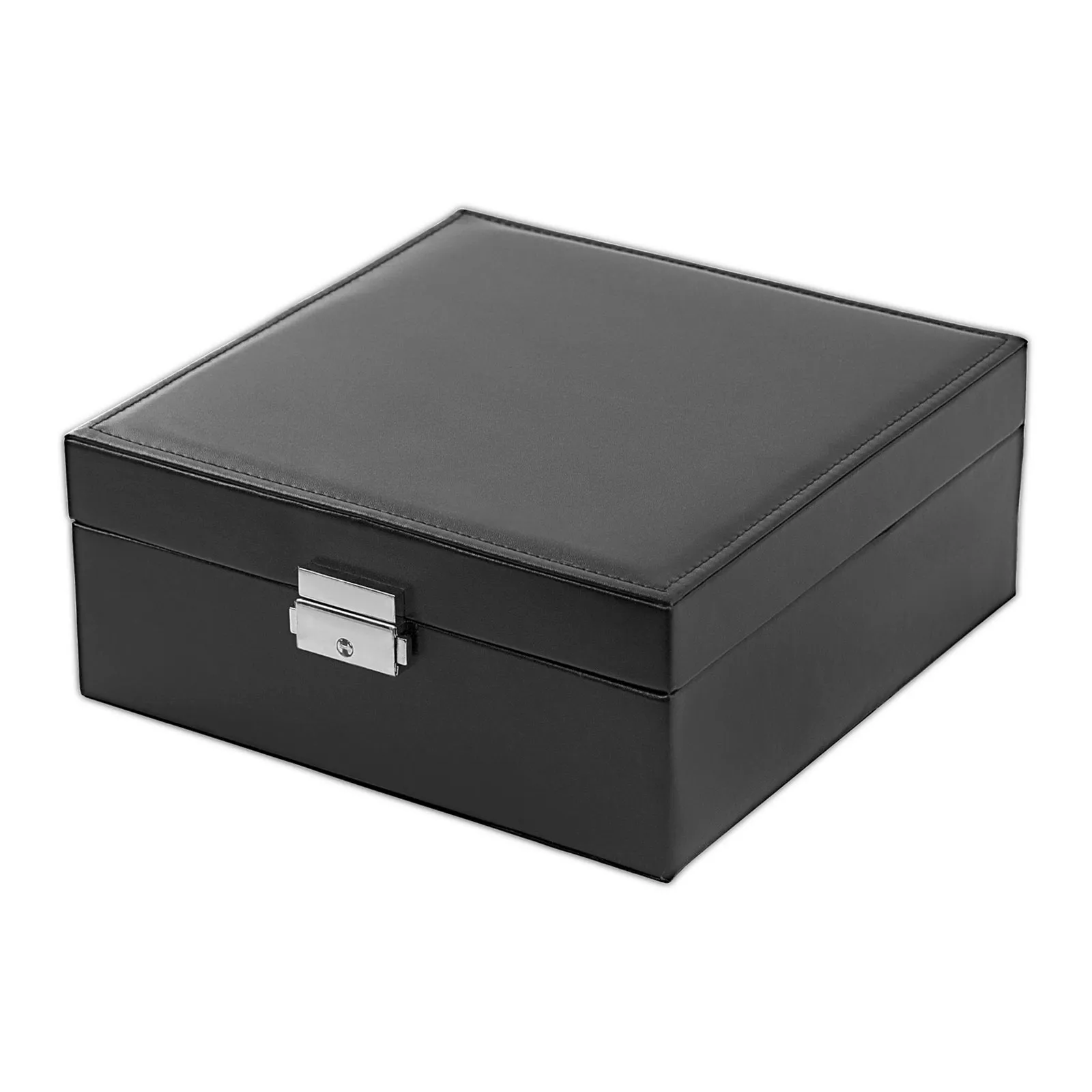 Svart smyckeskrin - kvadratiskt 4