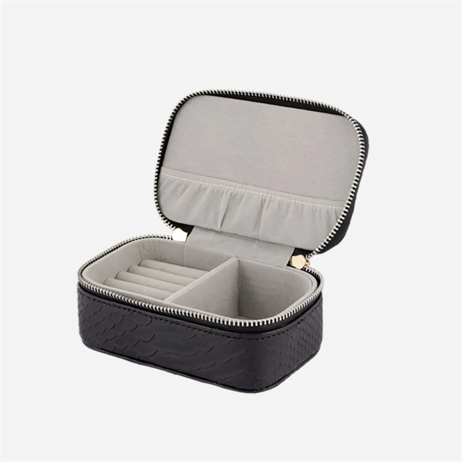 Svart resesmyckeskrin - litet