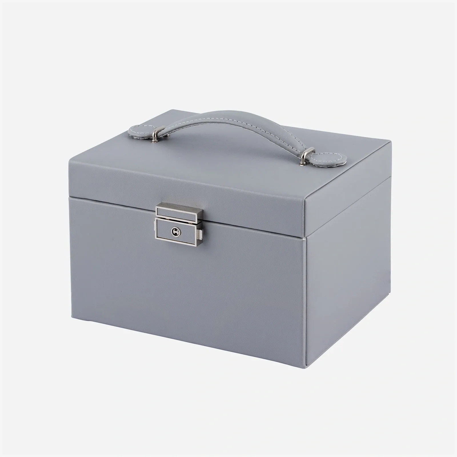 Grått smyckeskrin - 3 våningar 2