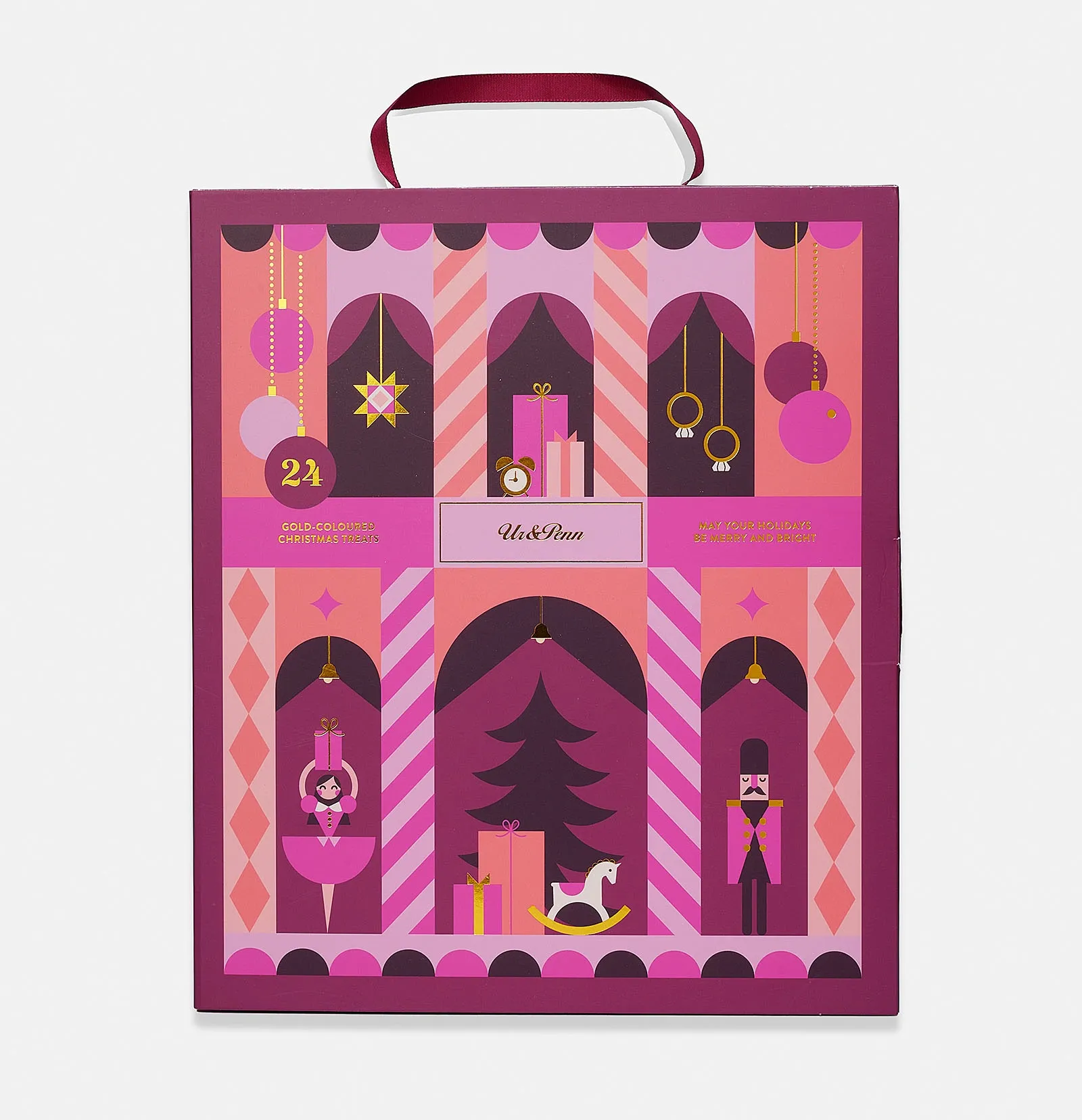 Adventskalender 2025 - guldfärgade smycken