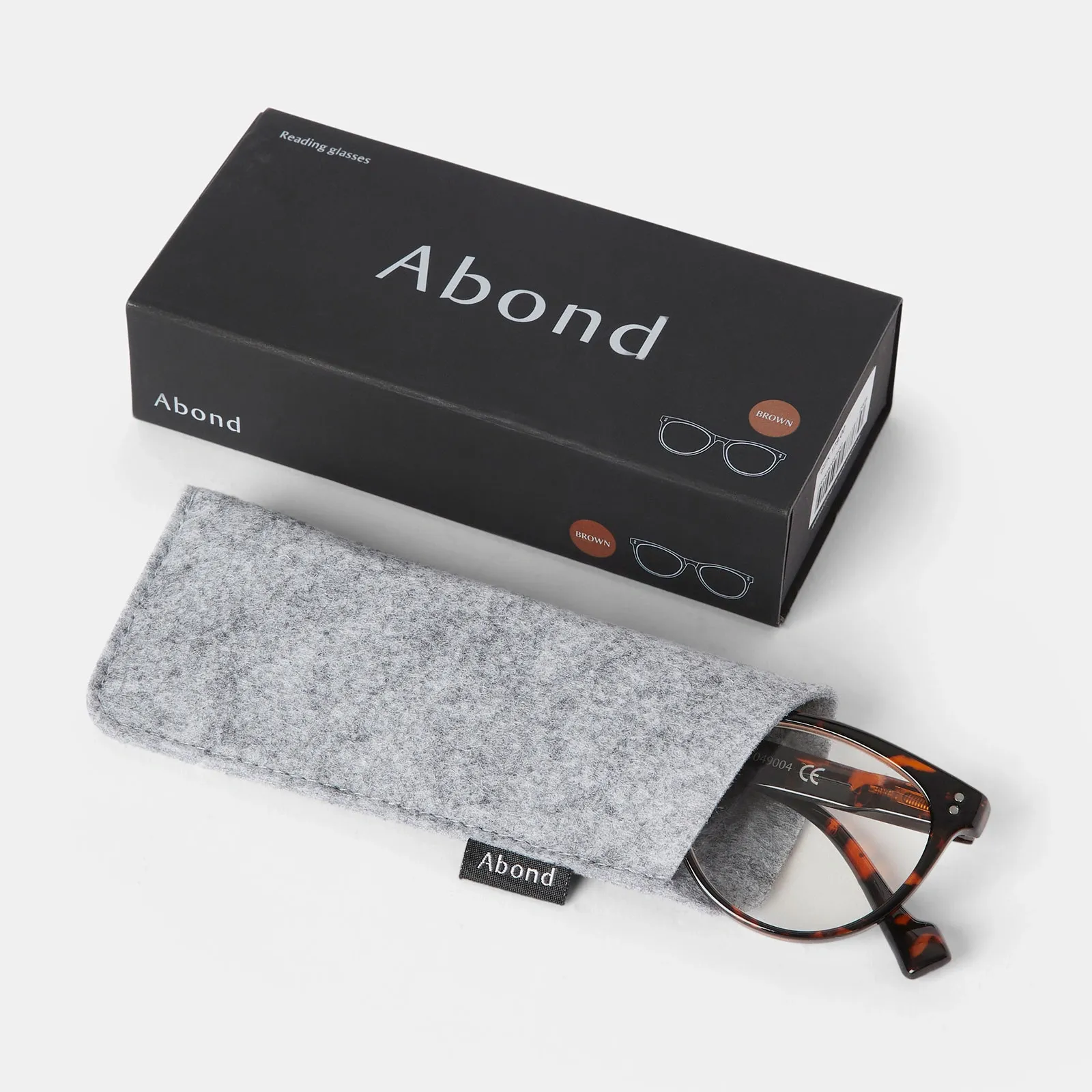 Bruna läsglasögon Cateye +2,0 3