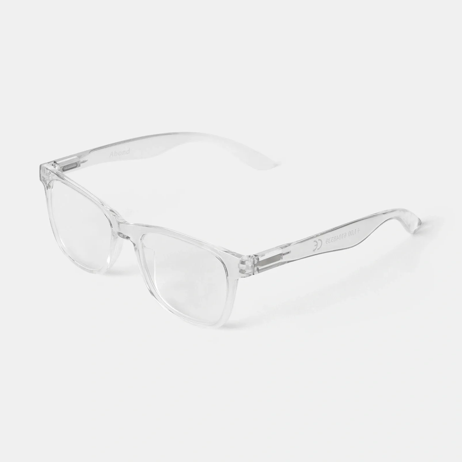 Transparanta läsglasögon Square +2,0