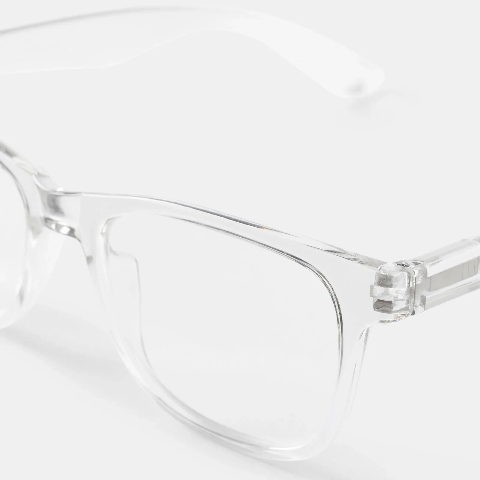 Transparanta läsglasögon Square +2,0 2