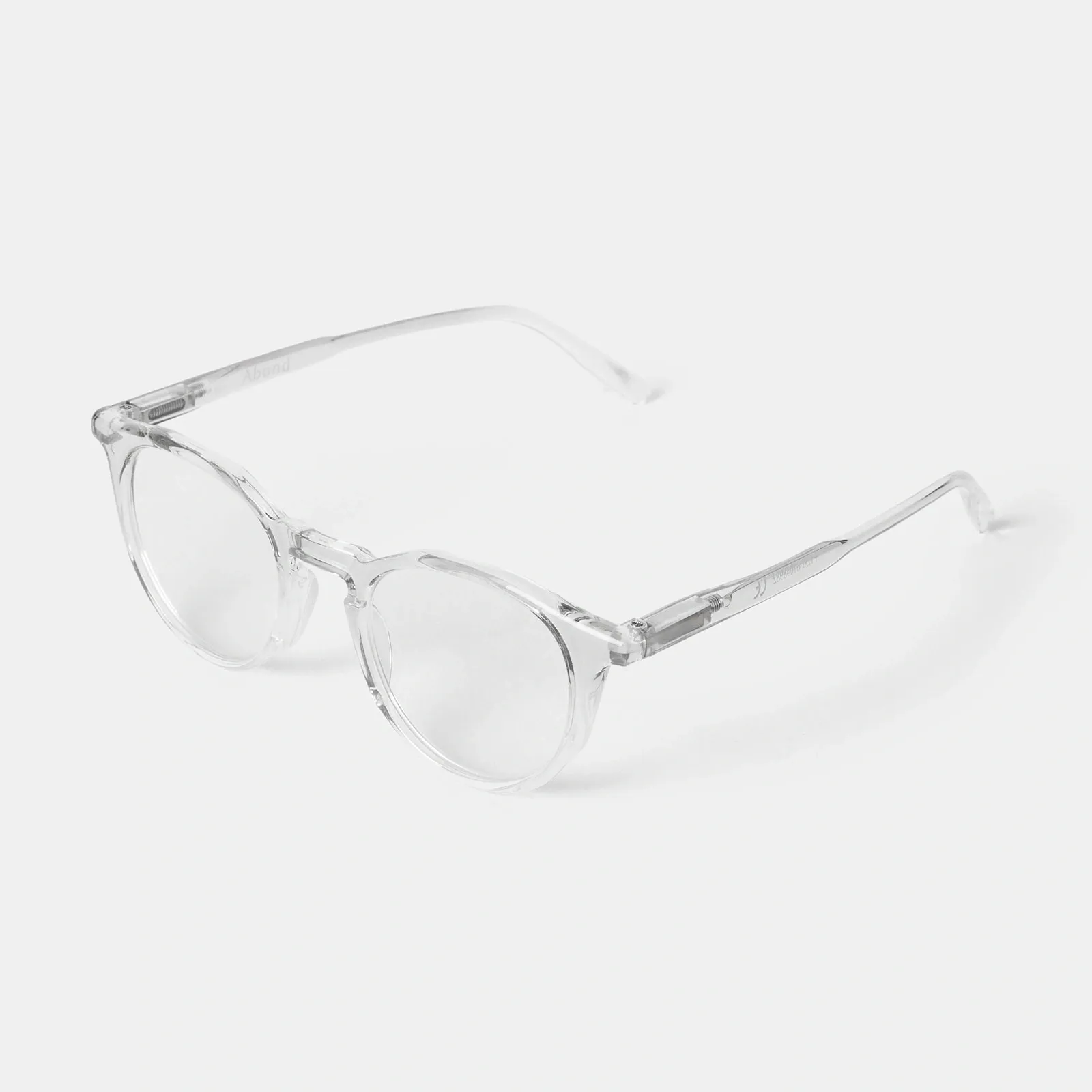 Transparanta läsglasögon Round +1,5
