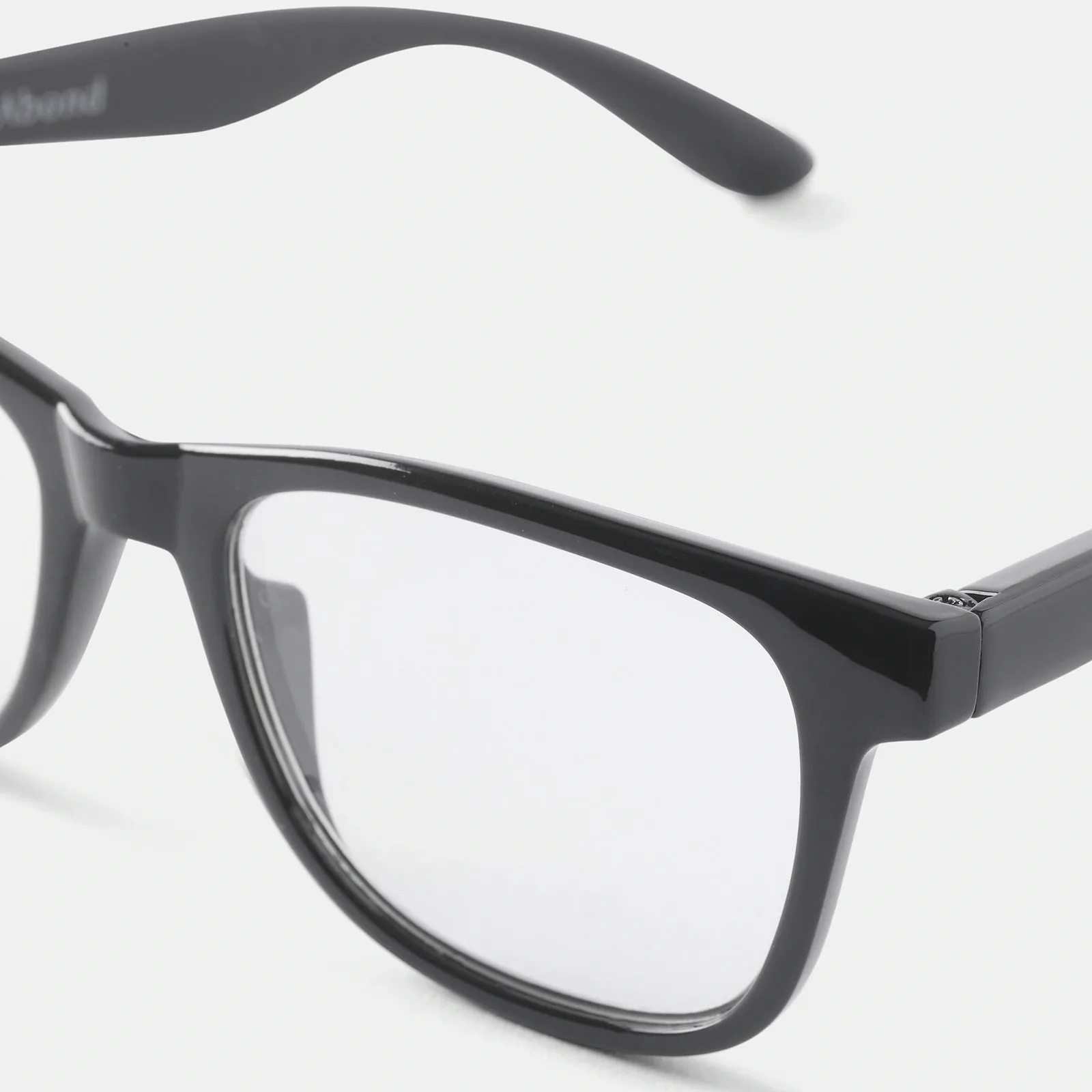 Svarta läsglasögon Square +2,5 2