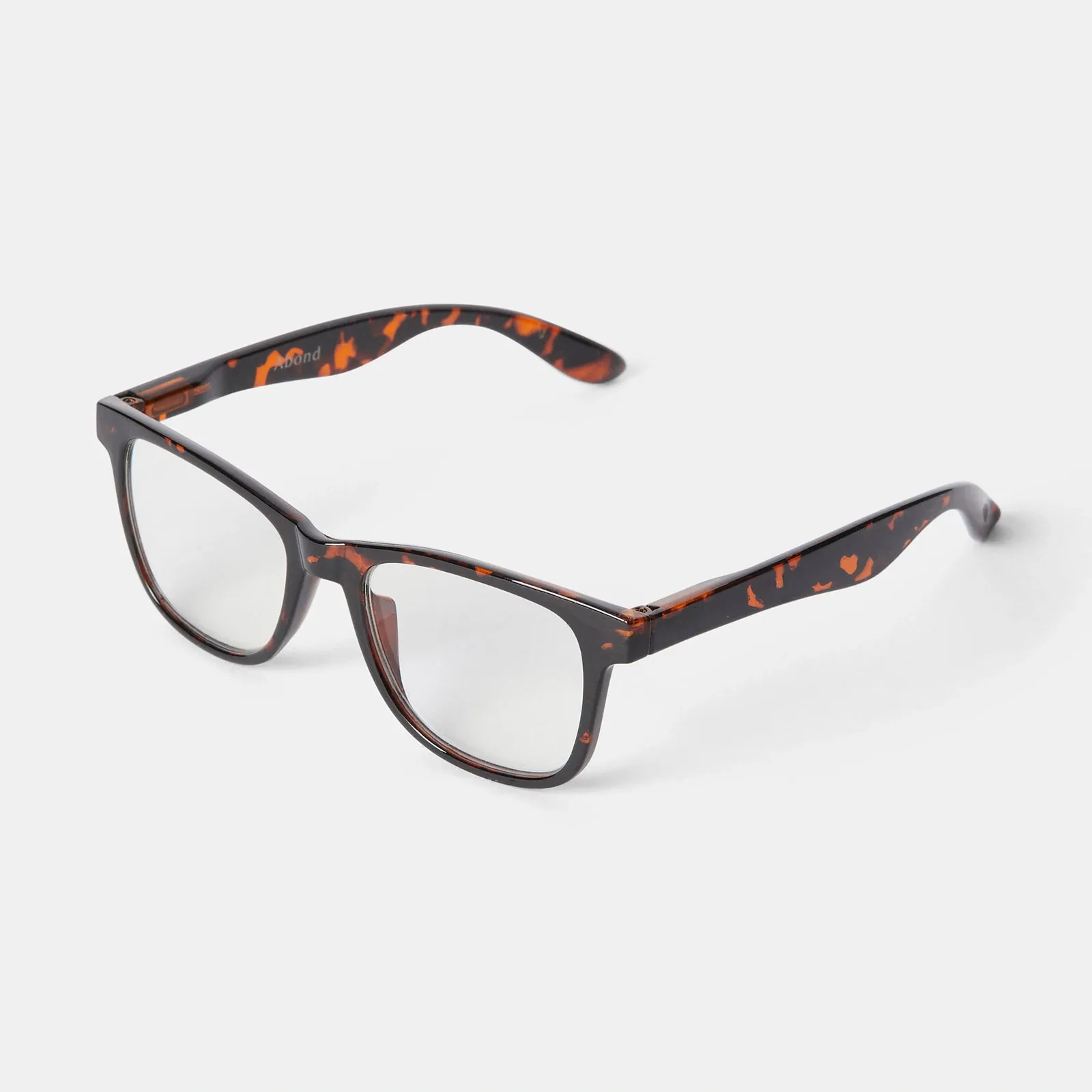 Bruna läsglasögon Square +1,0