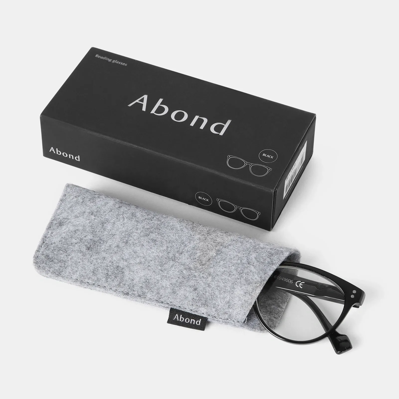 Svarta läsglasögon Cateye +1,0 3