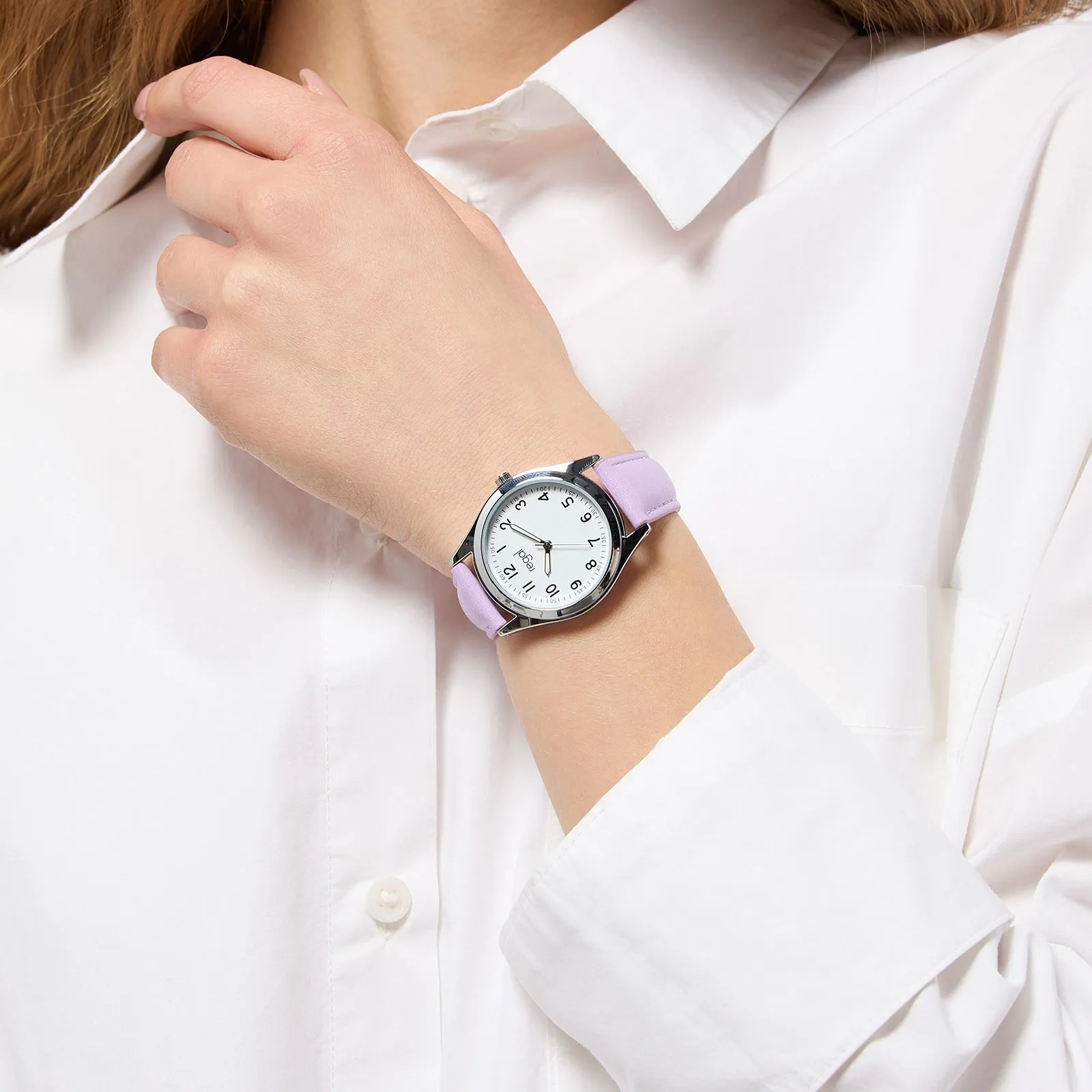 Regal Classic line damklocka, silver/lila 2