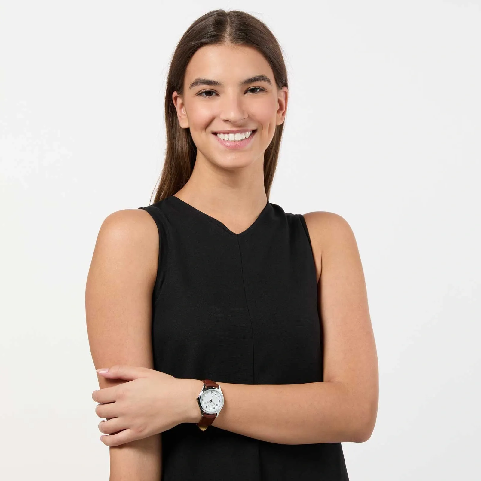 Regal Classic line - brunt band, silverton/vit, 36mm 3