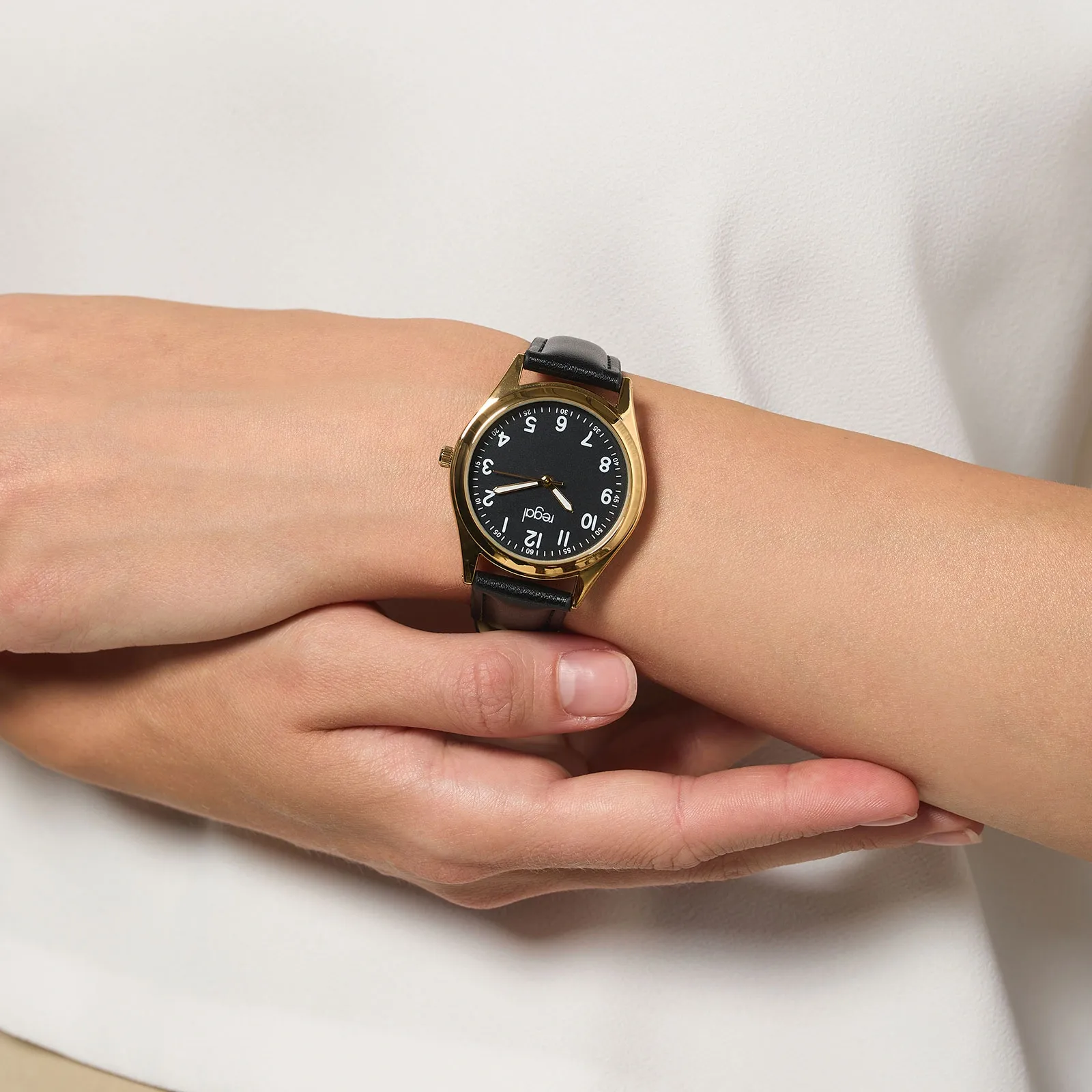 Regal Classic line - svart/guldton, 36mm 2